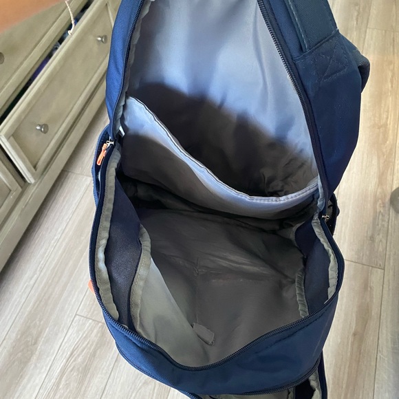 Navy and Orange Under Armour Storm backpack - Picture 8 of 8